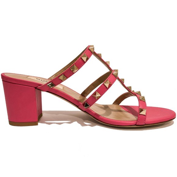 Rockstuds 60mm Leather Mule/Caged Slide Sandals - Picture 8 of 12